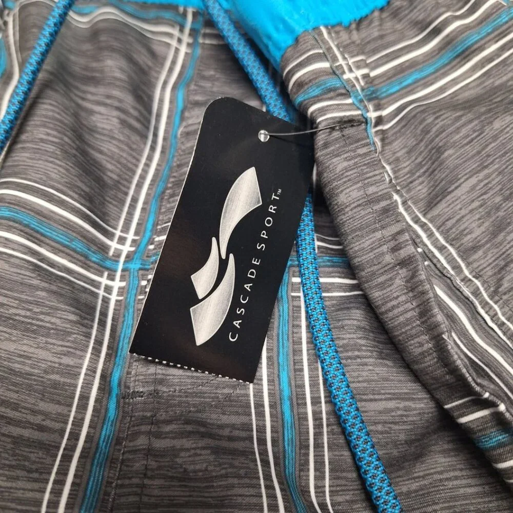 Cascade Sport Board Shorts Swim Trunks Mens Large Summer Beach Drawstring Pocket